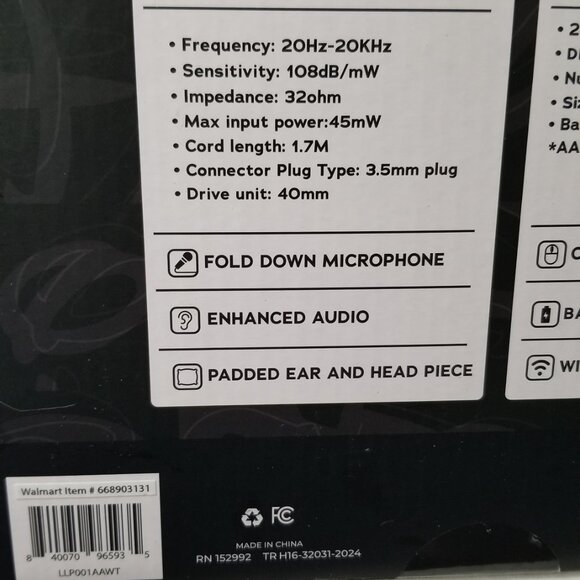 Disney Stitch 3 Piece Set Headset-Wireless Mouse- Mouse pad Brand New - Picture 15 of 16